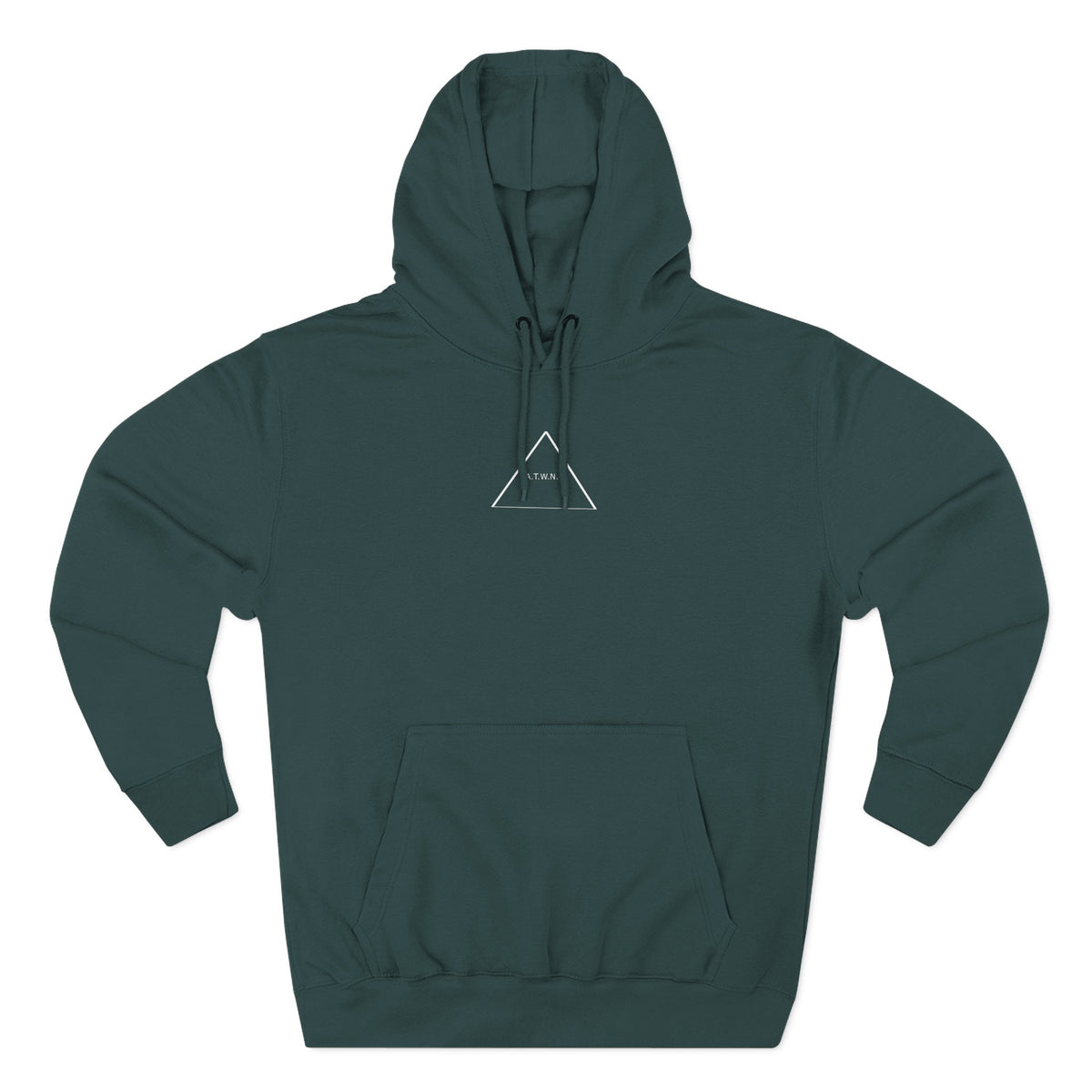 A.T.W.N.B™ Death Valley Shifting Triangle Anti Brand Streetwear Three-Panel Fleece Hoodie