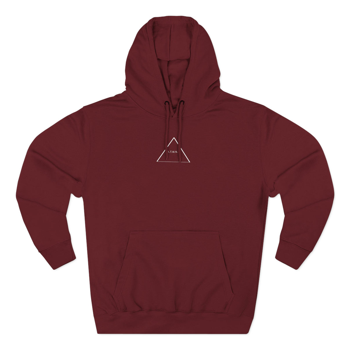 A.T.W.N.B™ Death Valley Shifting Triangle Anti Brand Streetwear Three-Panel Fleece Hoodie