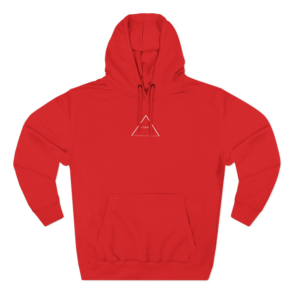 A.T.W.N.B™ Death Valley Shifting Triangle Anti Brand Streetwear Three-Panel Fleece Hoodie