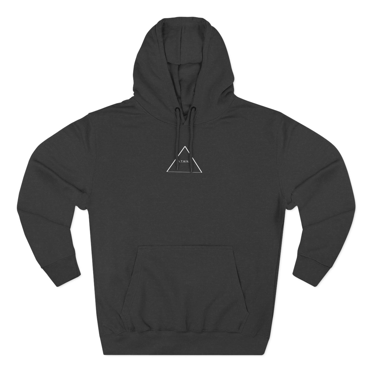A.T.W.N.B™ Death Valley Shifting Triangle Anti Brand Streetwear Three-Panel Fleece Hoodie