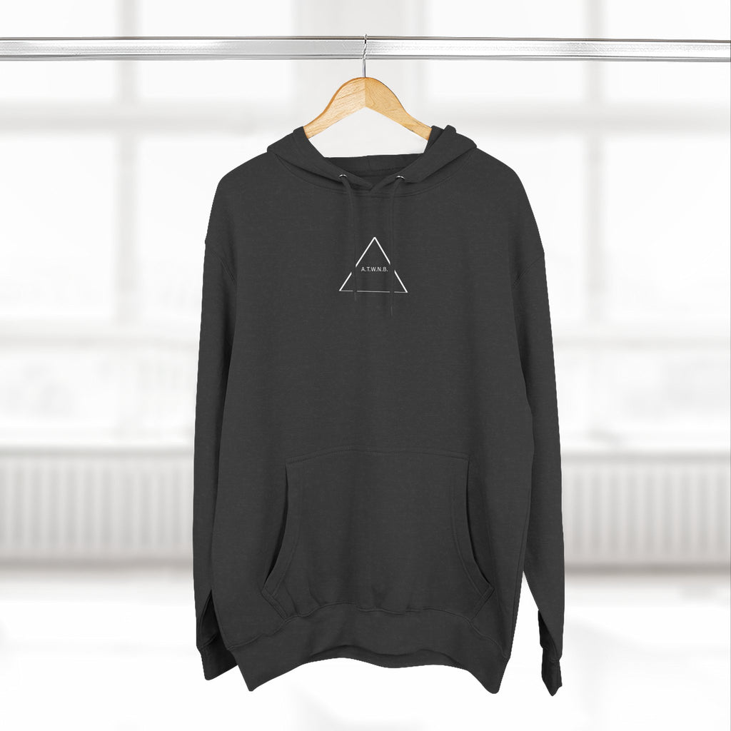 A.T.W.N.B™ Death Valley Shifting Triangle Anti Brand Streetwear Three-Panel Fleece Hoodie