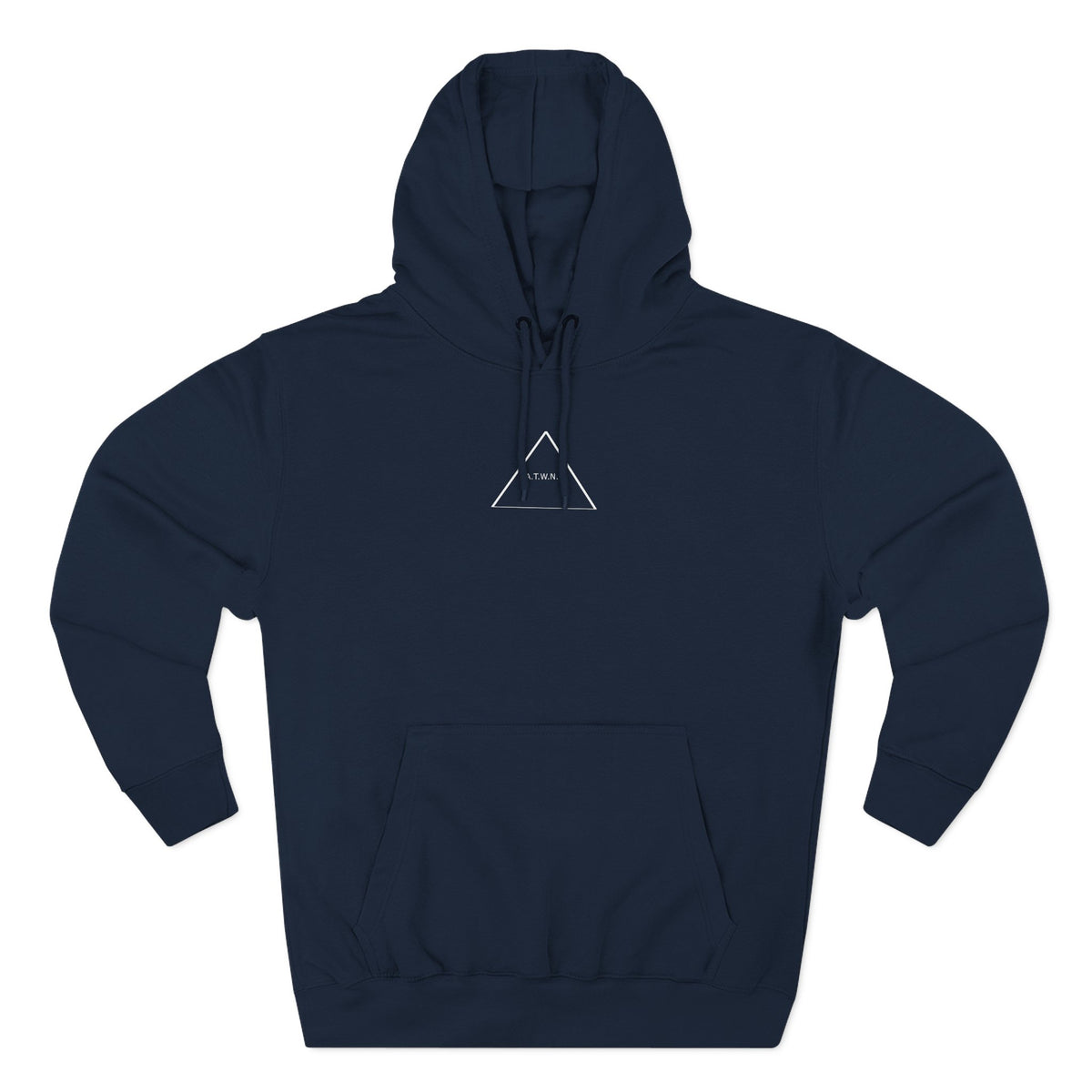 A.T.W.N.B™ Death Valley Shifting Triangle Anti Brand Streetwear Three-Panel Fleece Hoodie