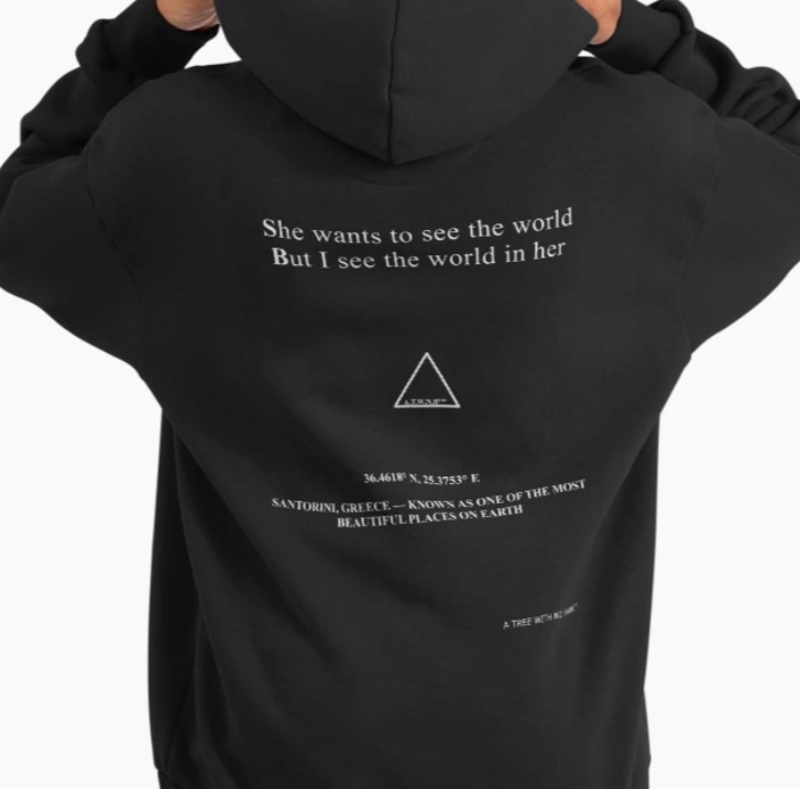 ATWNB™ Santorini Axis Romantic Conceptual Streetwear Unisex Heavy Blend™ Hooded Sweatshirt